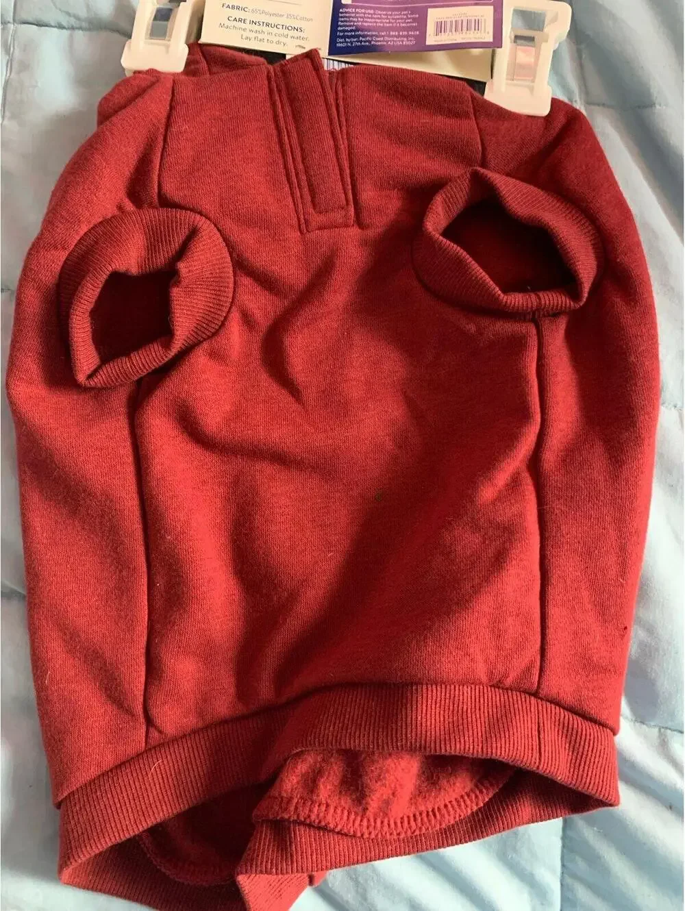 Top Paw Red Star Hooded Dog Sweatshirt – Medium Pet Hoodie